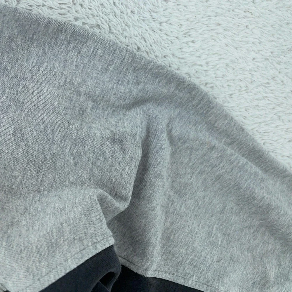 Distressed Vintage Adidas Hoodie‎ Mens XL Gray Raglan Pullover Sweatshirt